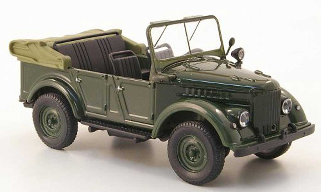 Gaz 69A 1/43 Nash Avtoprom grun offen modellino in miniatura