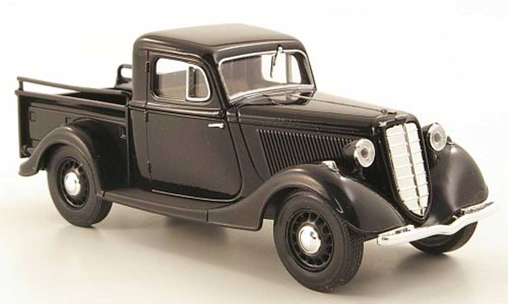 Gaz M415 1/43 Nash Avtoprom Pick Up nero modellino in miniatura