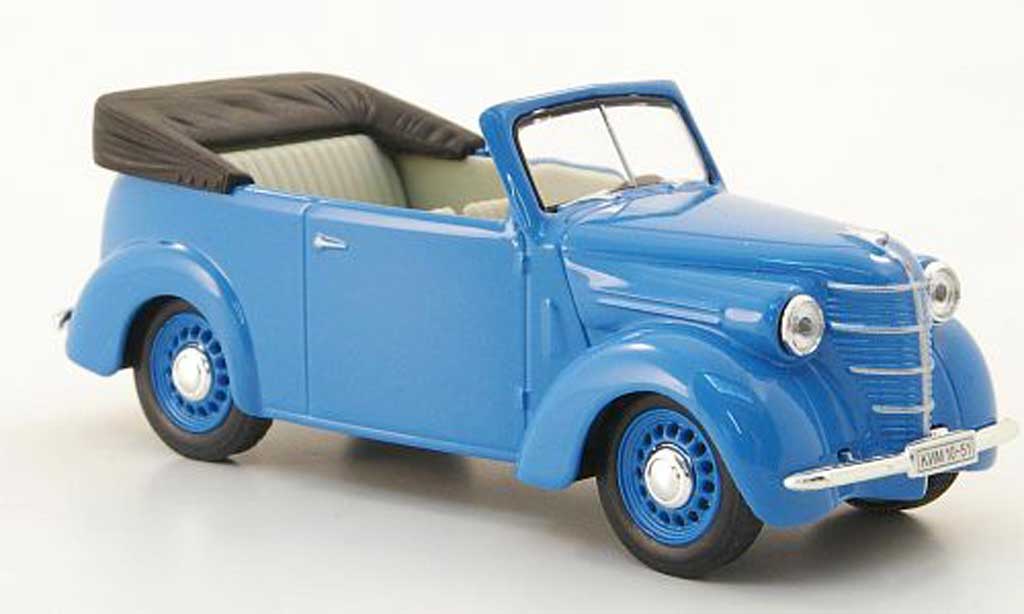 Kim 10-51 1/43 Nash Avtoprom Cabriolet blu modellino in miniatura