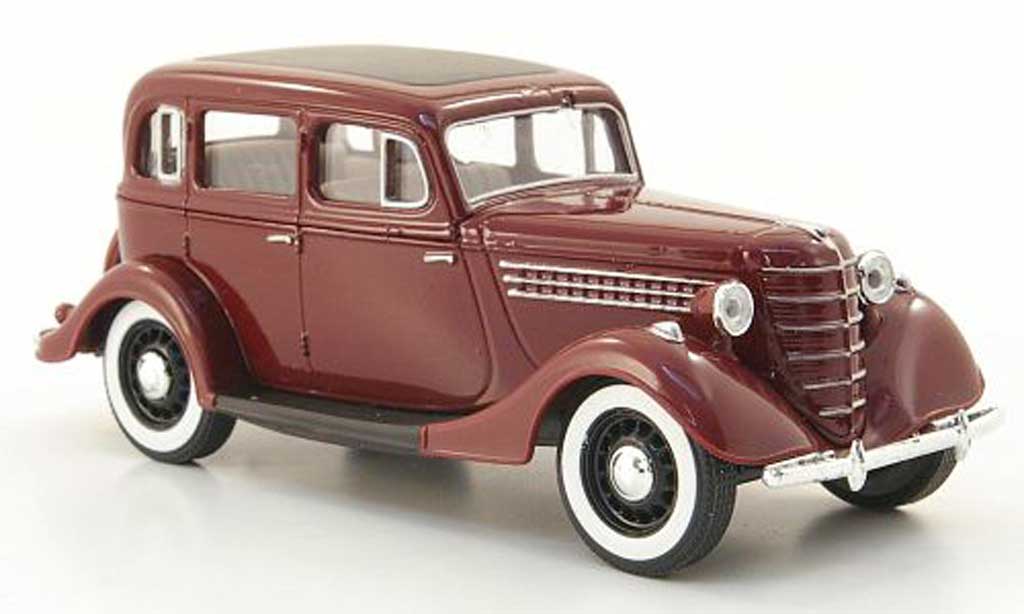 Gaz 11-73 1/43 Nash Avtoprom rosso modellino in miniatura