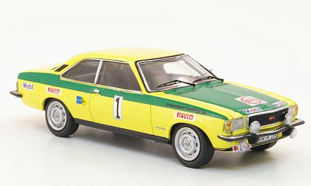 Opel Commodore B 1/43 Schuco B GS/E No.1 Rohrl/Berger RIORally Regensburg 1973 modellino in miniatura