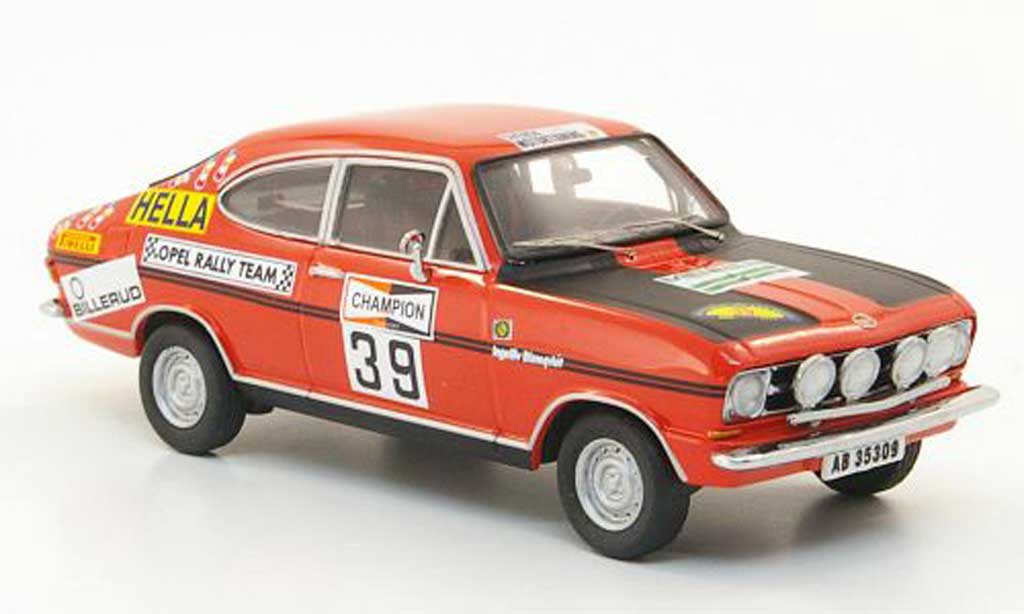 Opel Kadett B 1/43 Schuco B Rallye No.39 Blomquist/Blomquist Rally Schweden 1971 modellino in miniatura