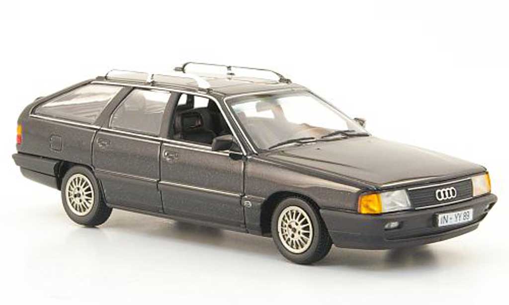 Audi 100 avant 1/43 Minichamps avant (C3) grigio 1990 modellino in miniatura
