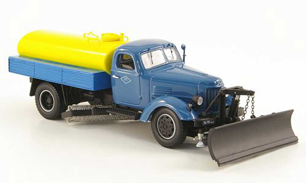 Zil 164 1/43 DIP Models A/KPM-2 Strassenreinigrung No.171 blu/giallo modellino in miniatura