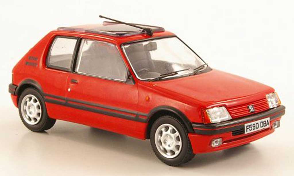 Peugeot 205 GTI 1/43 Vanguards GTI 1.9 GTI rosso modellino in miniatura
