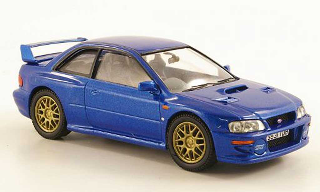 Subaru Impreza 22B 1/43 Vanguards 22B STi Coupe blu modellino in miniatura