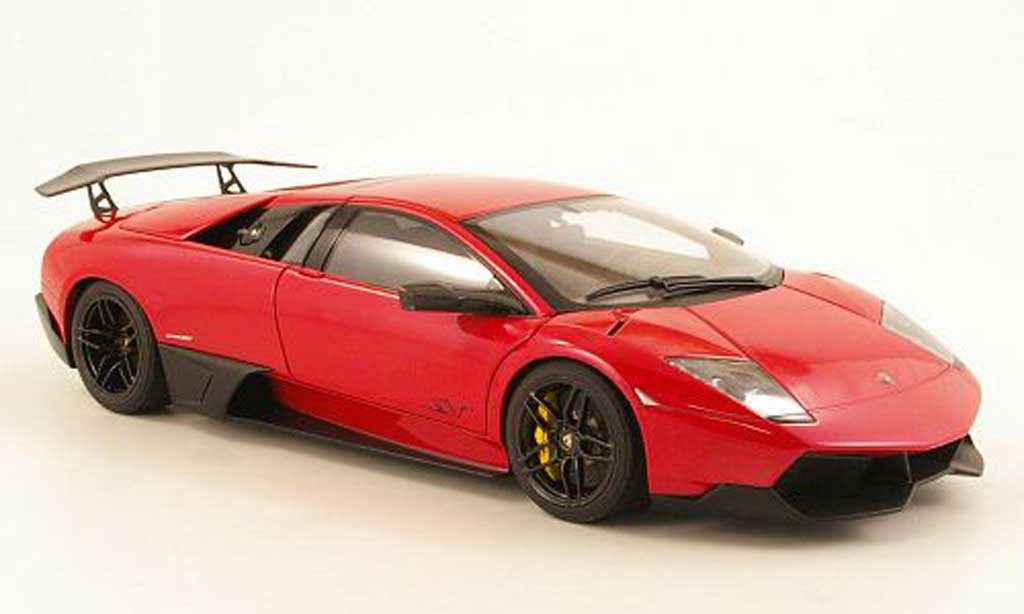 Lamborghini Murcielago LP670 1/18 Autoart LP670 SV rosso 2009 modellino in miniatura