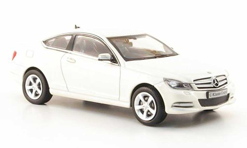 Mercedes Classe C 1/43 Norev Coupe (C204) bianco 2011 modellino in miniatura