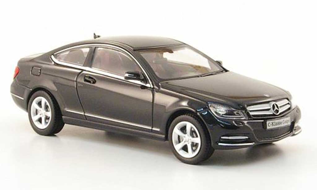 Mercedes Classe C 1/43 Norev Coupe (C204) nero 2011 modellino in miniatura