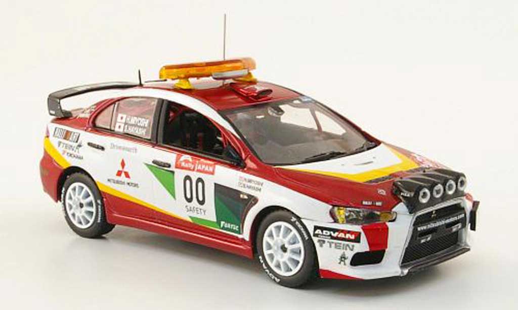 Mitsubishi Lancer Evolution X 1/43 Vitesse Evolution X No.00 Zero Car Rally Japan 2008 modellino in miniatura