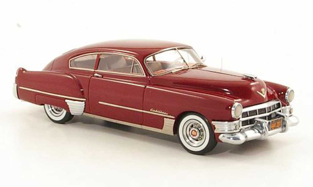 Cadillac Serie 62 1949 1/43 Neo 1949 Club Coupe Sedanet rosso modellino in miniatura