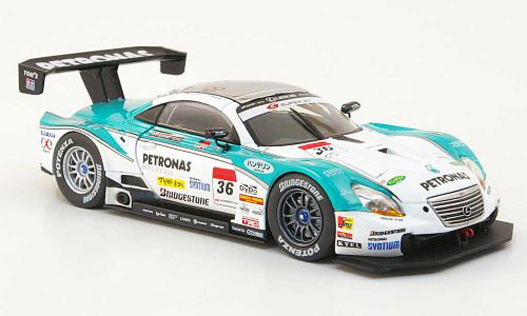 Lexus SC 430 1/43 Ebbro 430 Tom's No.36 Petronas Super GT500 Test Okoyama 2011 modellino in miniatura