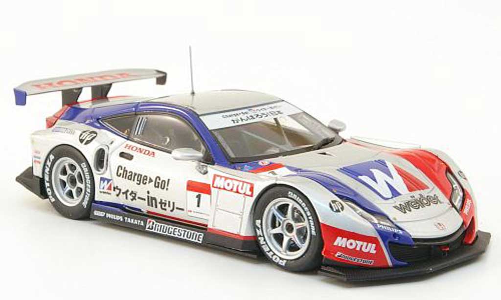 Honda HSV-010 1/43 Ebbro No.1 Weider Super GT500 Runde 2 Fuji 2011 modellino in miniatura