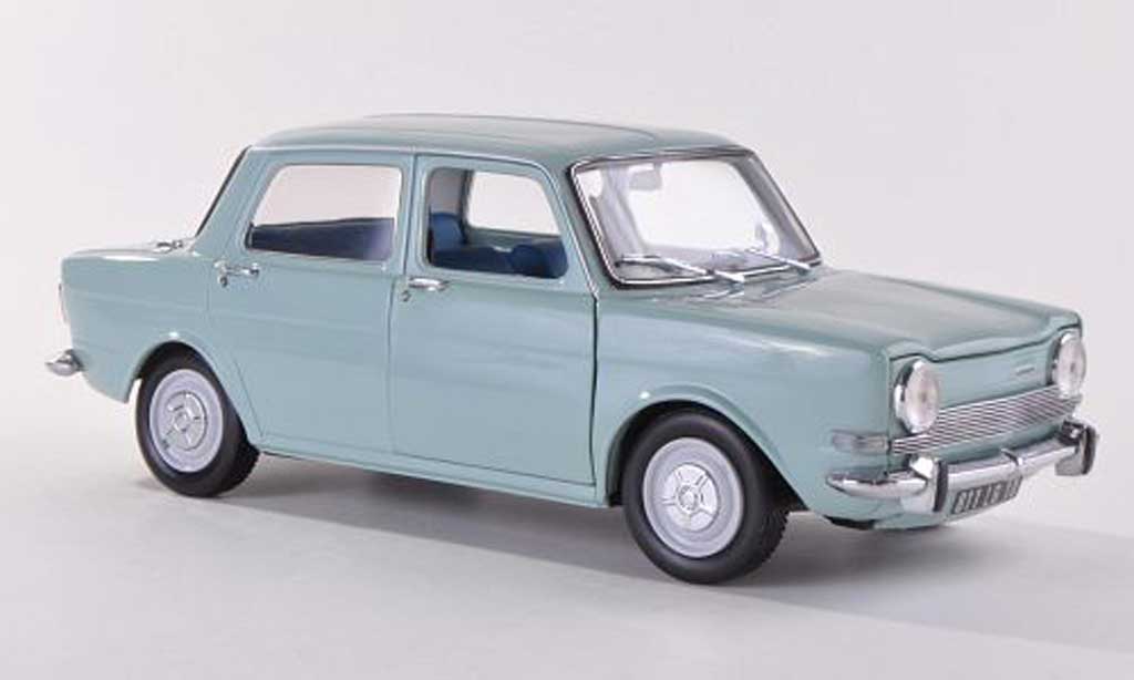 Simca 1000 1/18 Norev LS blu 1974 modellino in miniatura