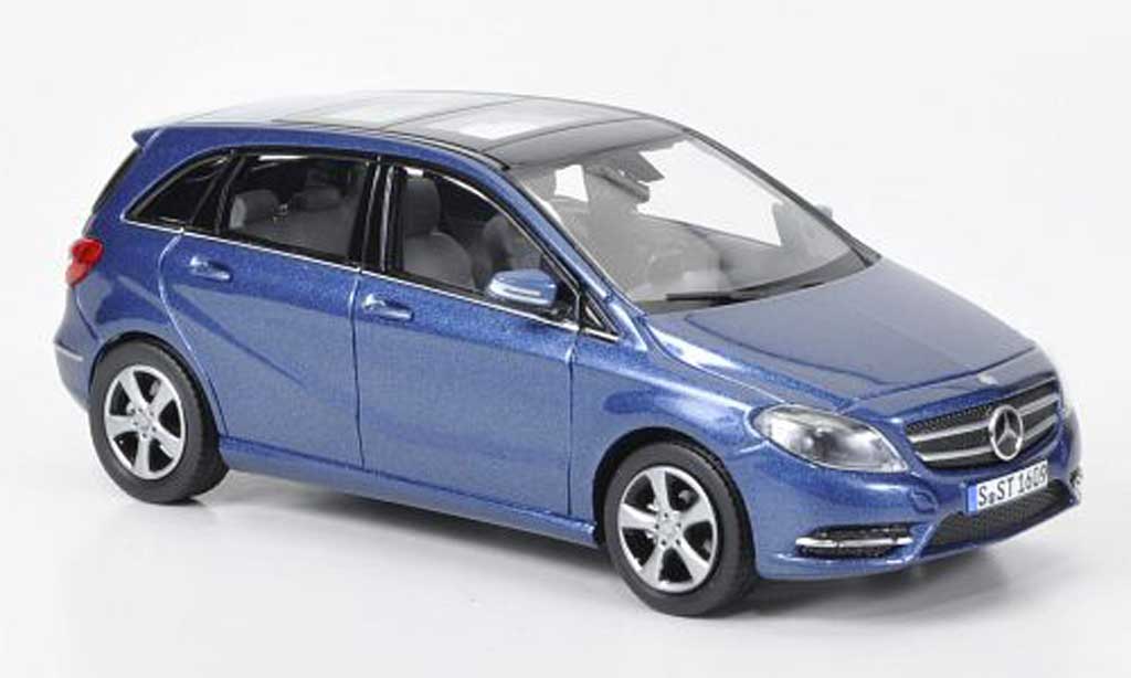 Mercedes Classe B 1/43 Norev B180 blu 2011 modellino in miniatura