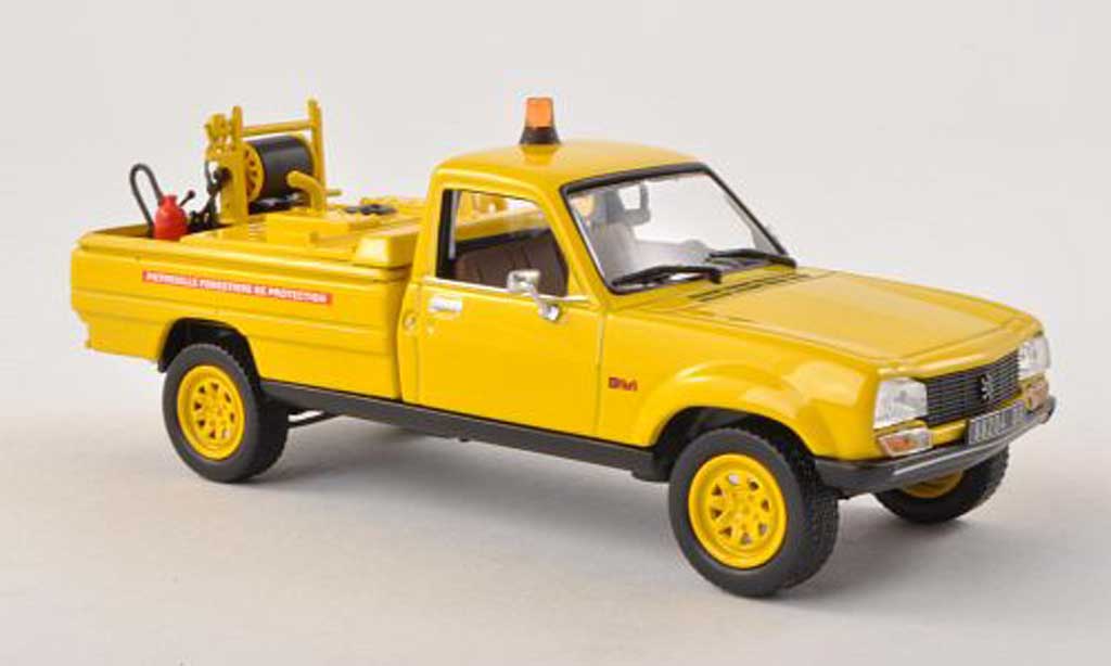 Peugeot 504 Pick up 1/43 Norev Pick up CCF Forestiers Pompiers 1979 modellino in miniatura