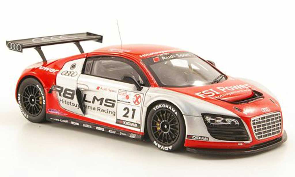 Audi R8 LMS 1/43 Ebbro LMS No.21 Team Hitotsuyama Racing 2011 modellino in miniatura