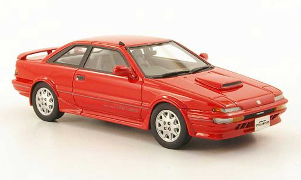 Toyota Trueno 1/43 Hi Story Sprinter GT-Z rosso RHD 1989 modellino in miniatura