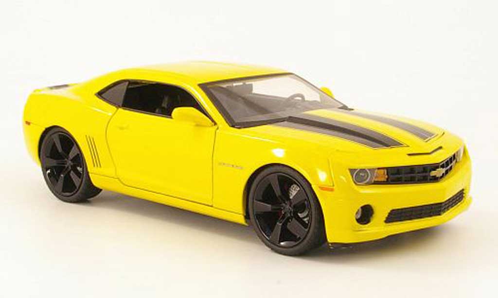 Chevrolet Camaro SS 1/18 Jada Toys SS giallo/nero 2010 modellino in miniatura