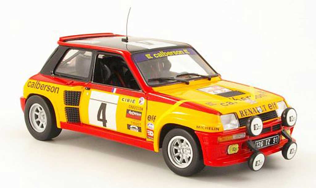Renault 5 Turbo 1/18 Eagle Turbo no4 calberson tour de france auto 1980 j.ragnotti / andrie modellino in miniatura
