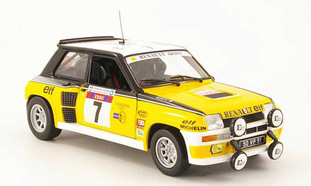 Renault 5 Turbo 1/18 Eagle Turbo no7 elf tour de corse 1982 j.ragnotti / andrie modellino in miniatura