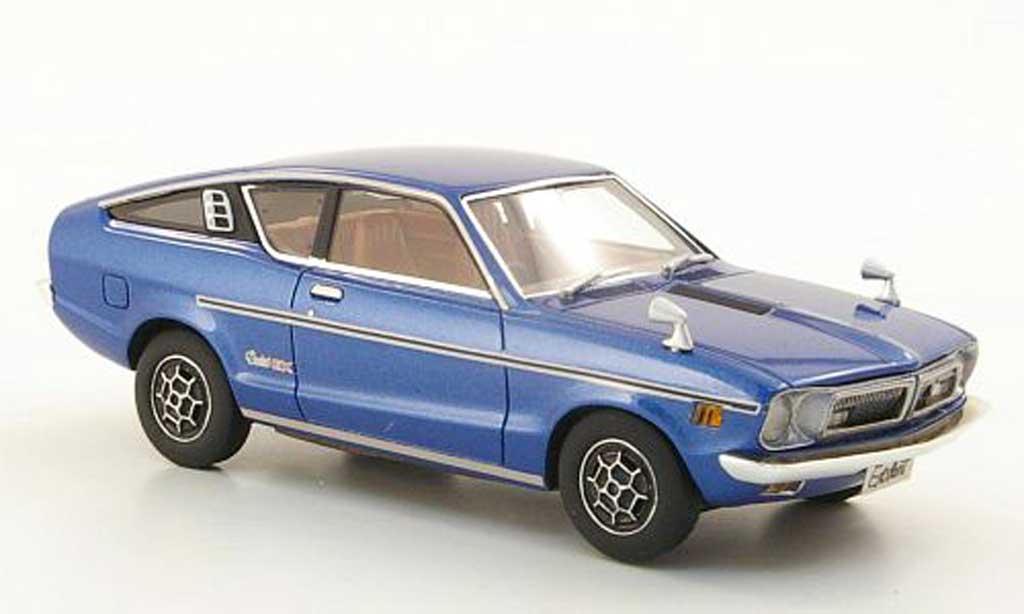 Nissan Sunny 1/43 Hi Story Coupe GX blu RHD 1973 modellino in miniatura
