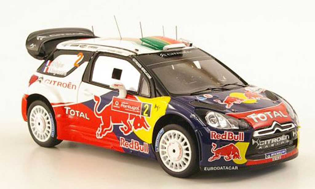 DS Automobiles DS3 WRC 2011 1/43 Spark WRC 2011 No.2 Red Bull Rally Portugal modellino in miniatura