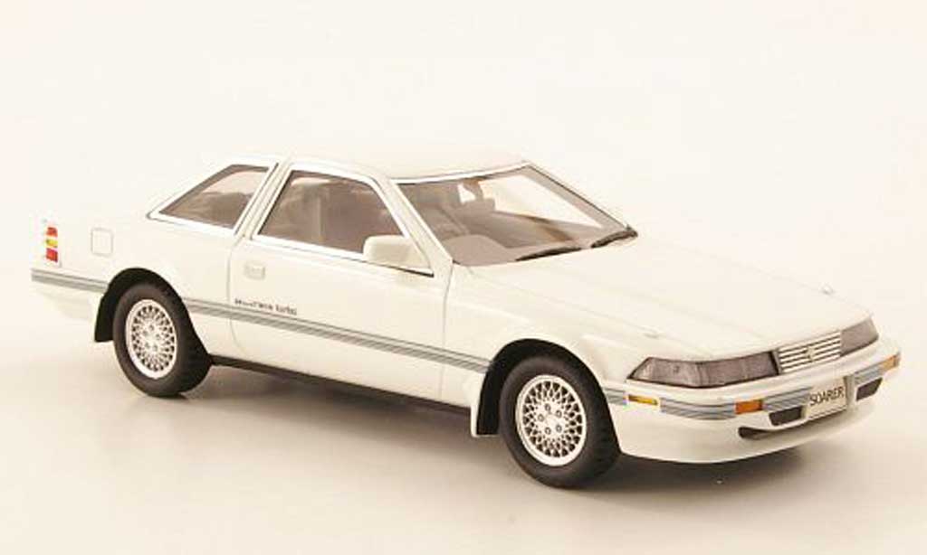 Toyota Soarer 1/43 Hi Story 2.0 GT Twin Turbo bianco RHD 1988 modellino in miniatura