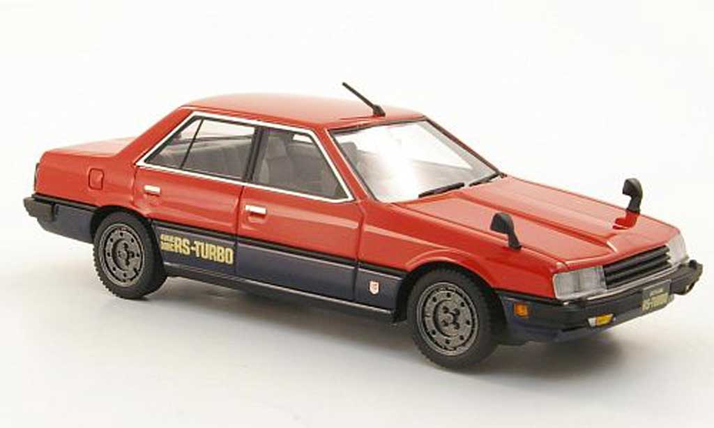Nissan Skyline 2000 1/43 Hi Story 2000 Sedan Turbo rosso/blu RHD 1983 modellino in miniatura