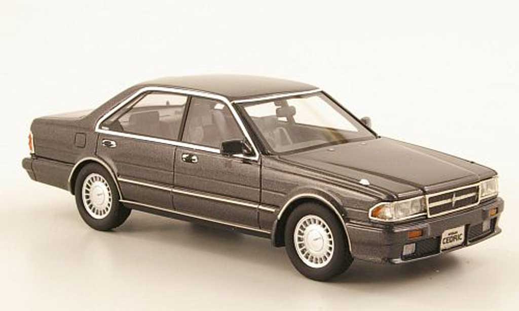 Nissan Cedric 1/43 Hi Story Gran Turismo SV (Y31) grigio RHD 1989 modellino in miniatura
