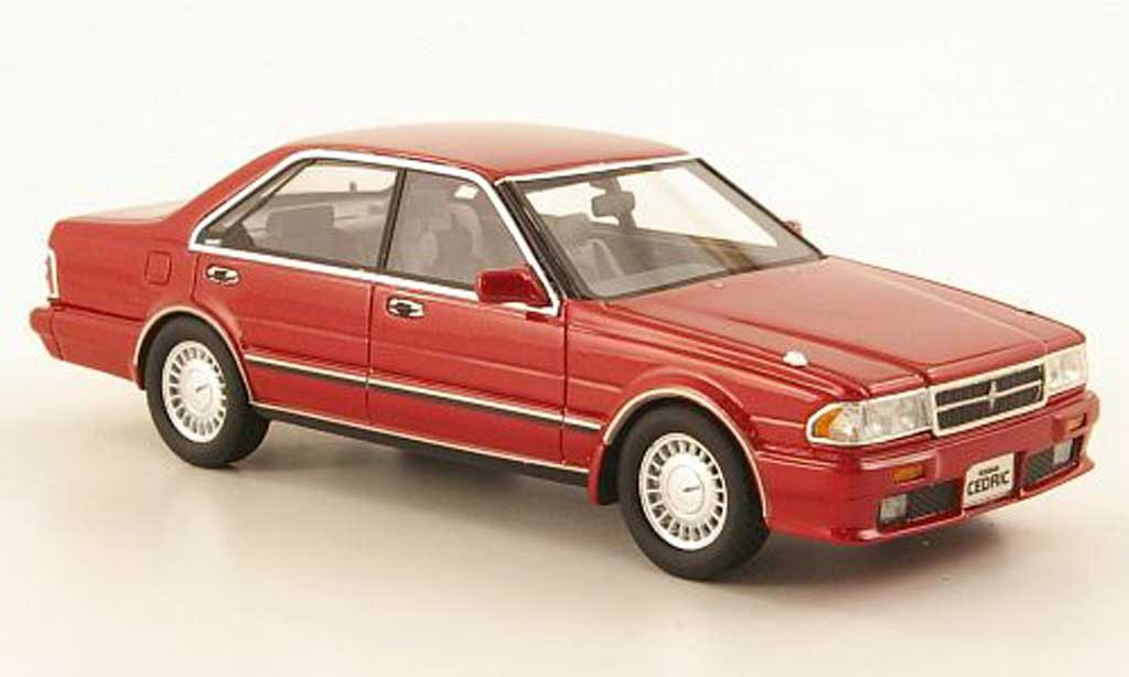Nissan Cedric 1/43 Hi Story Gran Turismo SV (Y31) rosso RHD 1989 modellino in miniatura