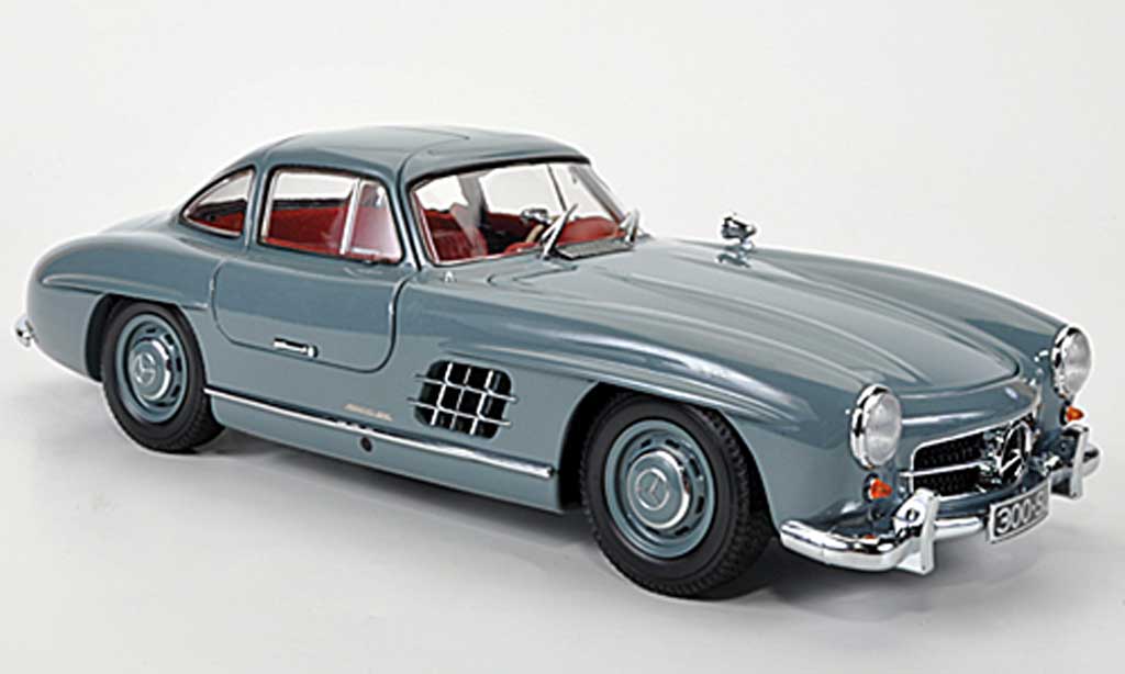 Mercedes 300 SL 1/18 Minichamps SL (W198 l) grigio 1954 modellino in miniatura