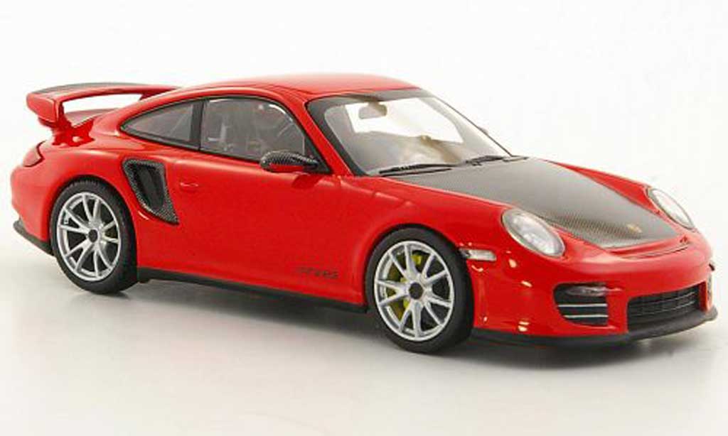 Porsche 997 GT2 RS 1/43 Minichamps GT2 RS 2010 (II) rosso/carbonoptik modellino in miniatura