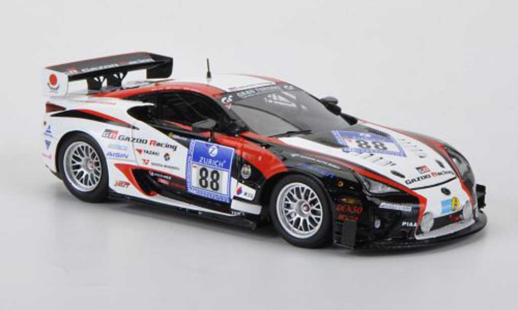 Lexus LFA 1/43 Minichamps No.88 Gazoo Racing 24h Nurburgring 2011 modellino in miniatura