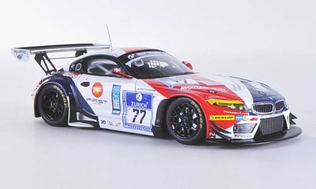 Bmw Z4 E89 1/43 Minichamps E89 GT3 No.77 Need for Speed Team Schubert 24h ADAC Nurburgring 2011 A.Buchardt / J.Mayes / P.Posavac / S.Sorlie modellino in miniatura