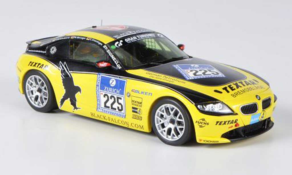 Bmw Z4 E89 1/43 Minichamps E89 Black Falken TeaNo.225 24h Nurburgring 2011 modellino in miniatura