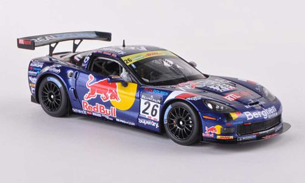 Chevrolet Corvette C6 1/43 Minichamps C6 Z06.R GT3 No.26 Callaway Competion Red Bull 24h Spa 2011 Bouvy/Coens/Blanchemain/Kelders modellino in miniatura