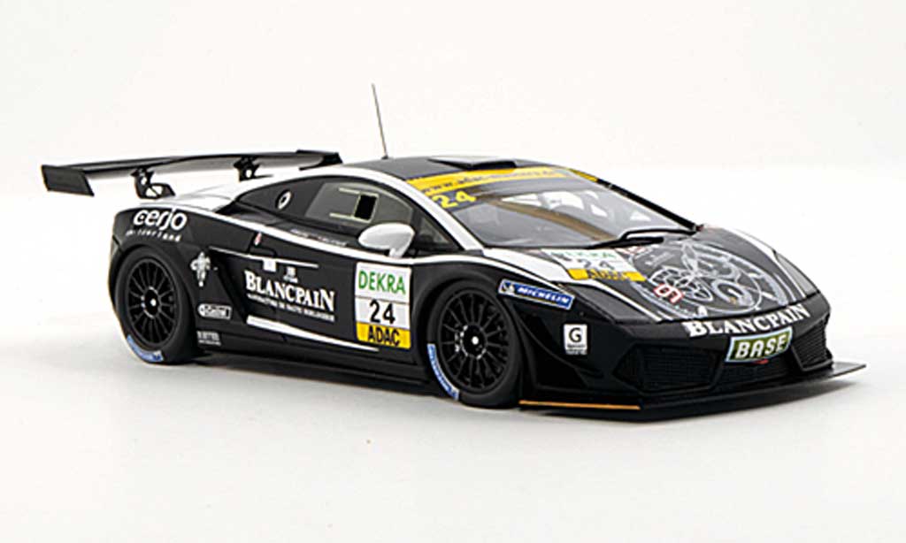 Lamborghini Gallardo LP600-4 1/43 Minichamps LP600-4 No.24 Reiter Engineering M.A.Hayek / P.Kox ADAC GT Masters-Saison 2011 modellino in miniatura