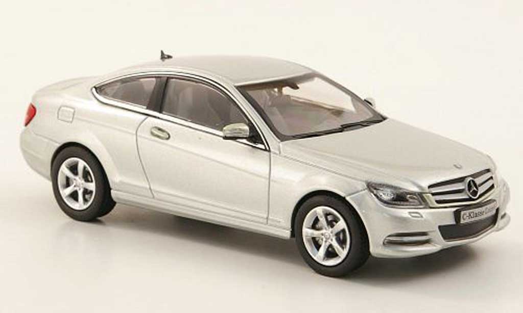 Mercedes Classe C 1/43 Norev Coupe (C204) grigio 2011 modellino in miniatura