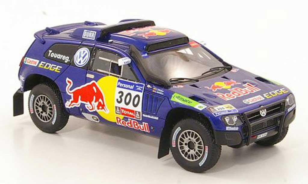 Volkswagen Touareg Dakar 1/43 Spark Dakar Race 3 No.300 Red Bull Rally 2011 modellino in miniatura