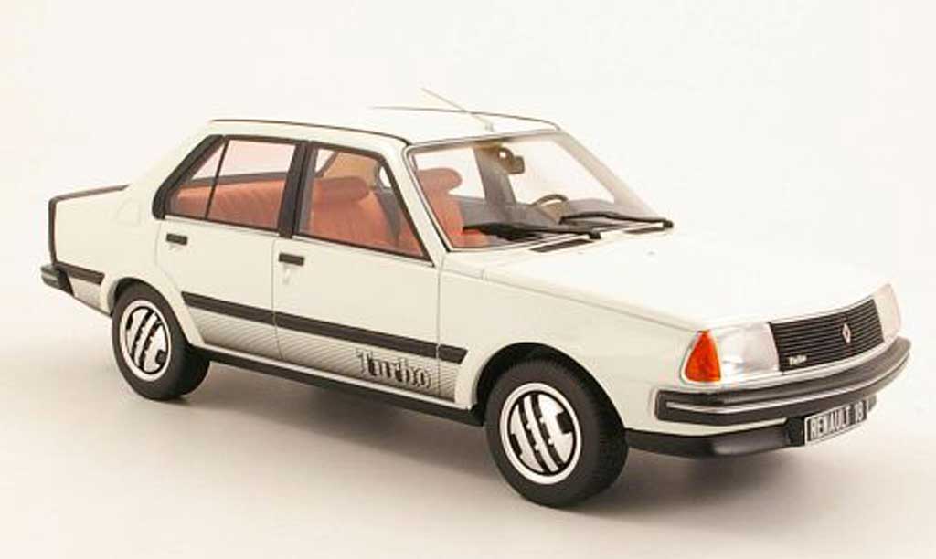 Renault 18 1/18 Ottomobile Turbo bianco modellino in miniatura
