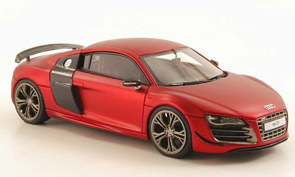 Audi R8 GT 1/43 Look Smart GT mattrosso/carbonoptik modellino in miniatura
