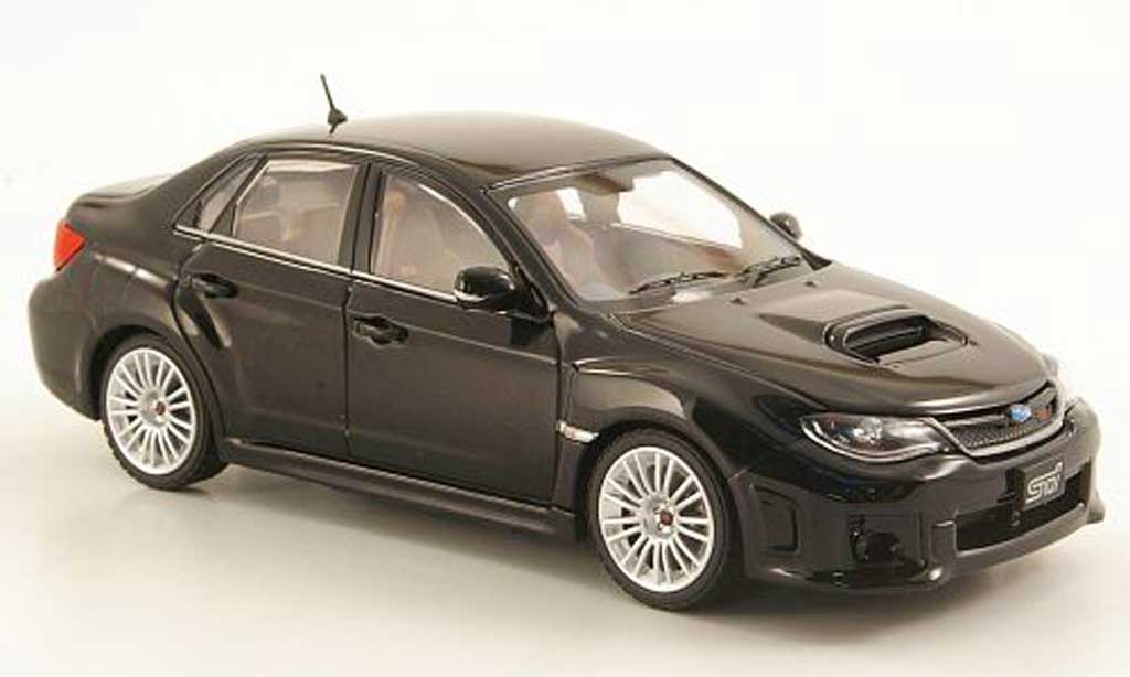 Subaru Impreza WRX 1/43 Ebbro STI WRX A-Line nero 2010 modellino in miniatura