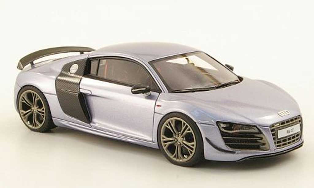 Audi R8 GT 1/43 Look Smart GT grigio blu modellino in miniatura