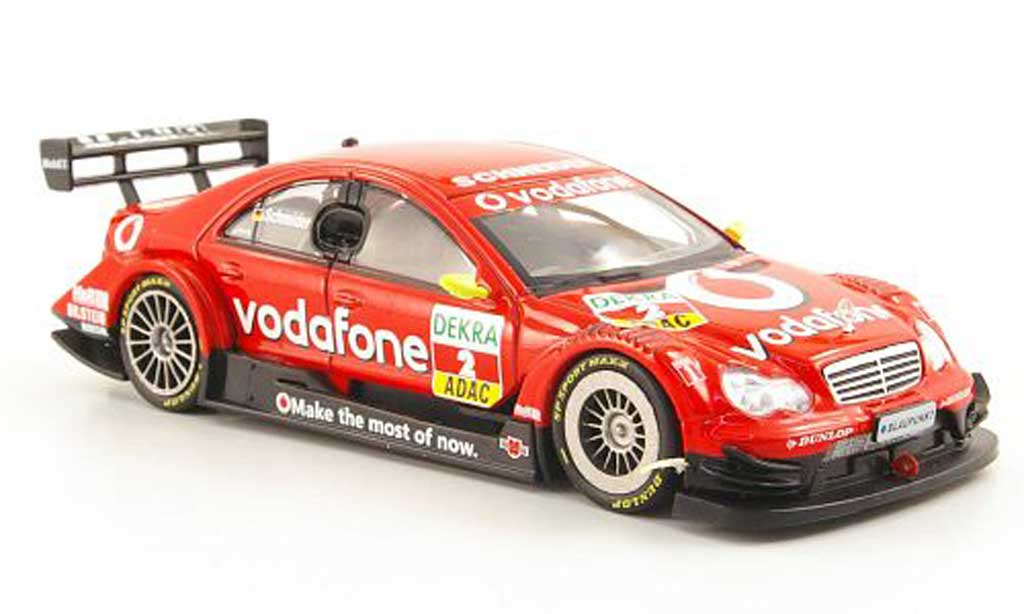 Mercedes Classe C DTM 1/43 Hachette DTM No.2 Vodafone B.Schneider Saison 2006 modellino in miniatura