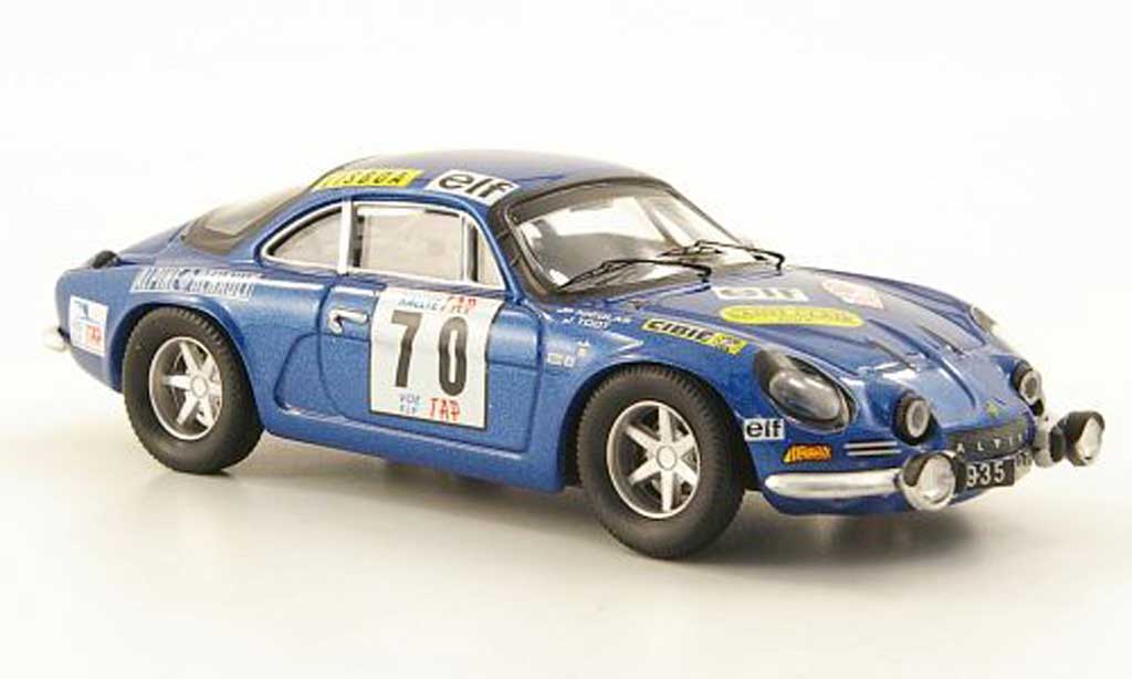 Alpine A110 1/43 Trofeu No.70 TAP Rally Portugal 1972 modellino in miniatura