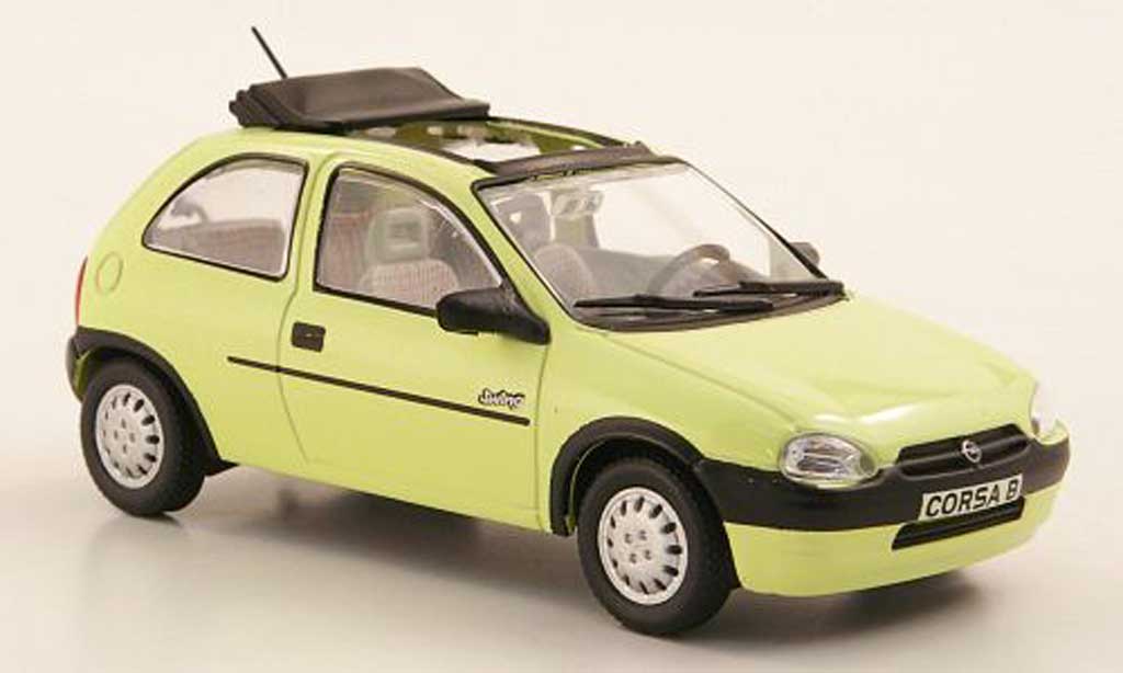Opel Corsa 1/43 Hachette B Swing giallo (ohne Magazin) 1993 modellino in miniatura