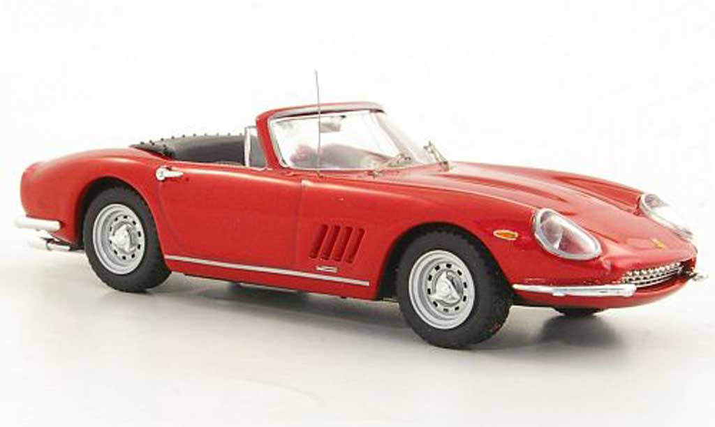 Ferrari 275 1/43 Best GTB/4 Spider rosso S.McQueen modellino in miniatura