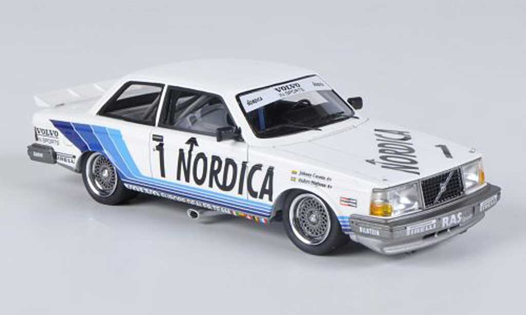 Volvo 240 Turbo 1/43 Neo Turbo Gr.A No.1 Nordica RAS Sport J.Cecotto / A.Olofsson ETCC Zolder 1986 modellino in miniatura