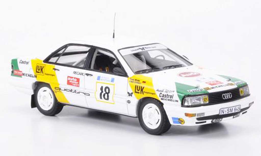 Audi 200 quattro 1/43 Neo No.18 Luk nero/Wicha Rallye Akropolis 1989 modellino in miniatura
